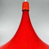 1960s/70s UFO Ceiling Lamp Hanging Lamp by Doria Leuchten Glass Space Age