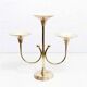 Art Deco style brass candle holder