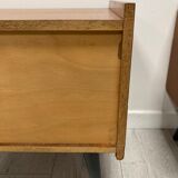 Pair of 1960s bedside tables compass feet