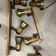 Brass wood spotlights