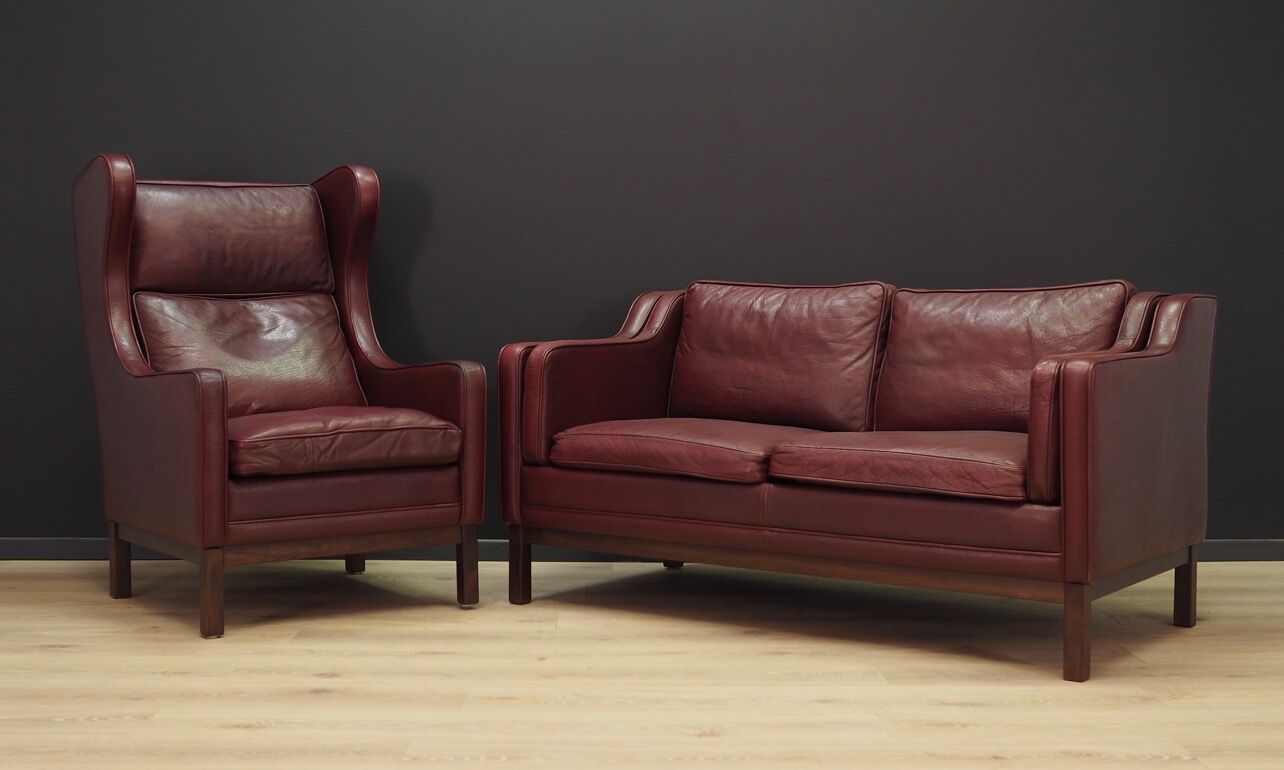 Mogens Hansen sofa leather danish design 60 70