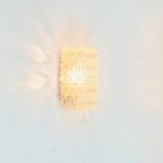 Amber Bubble Glass Wall Light by Helena Tynell for Limburg, Germany, 1970s
