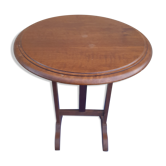 Table d'appoint ronde bout de canapé rabattable diam 41 cm