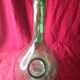 Old blown glass carafe with freshness tank / vintage