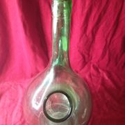 Old blown glass carafe with freshness tank / vintage