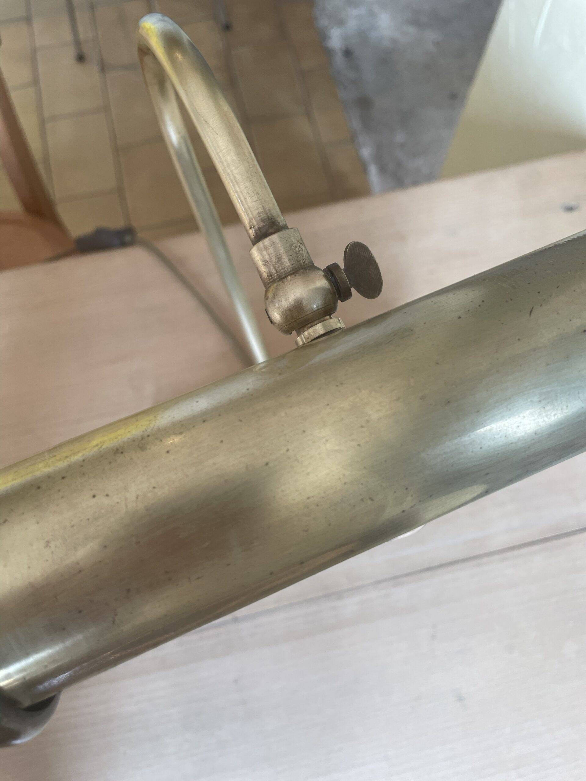 Notary lamp in brass