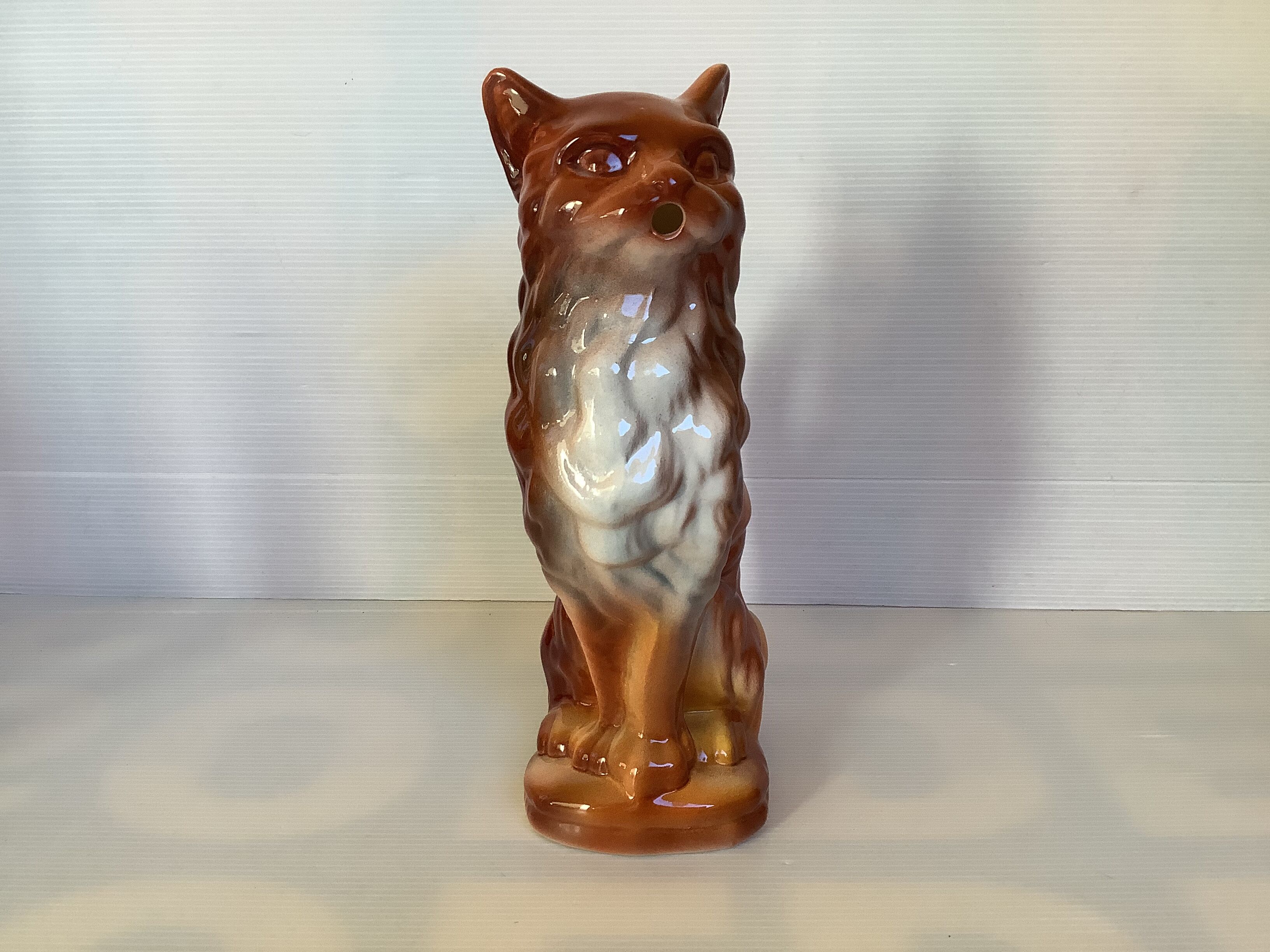 Old pitcher cat earthenware moontown France