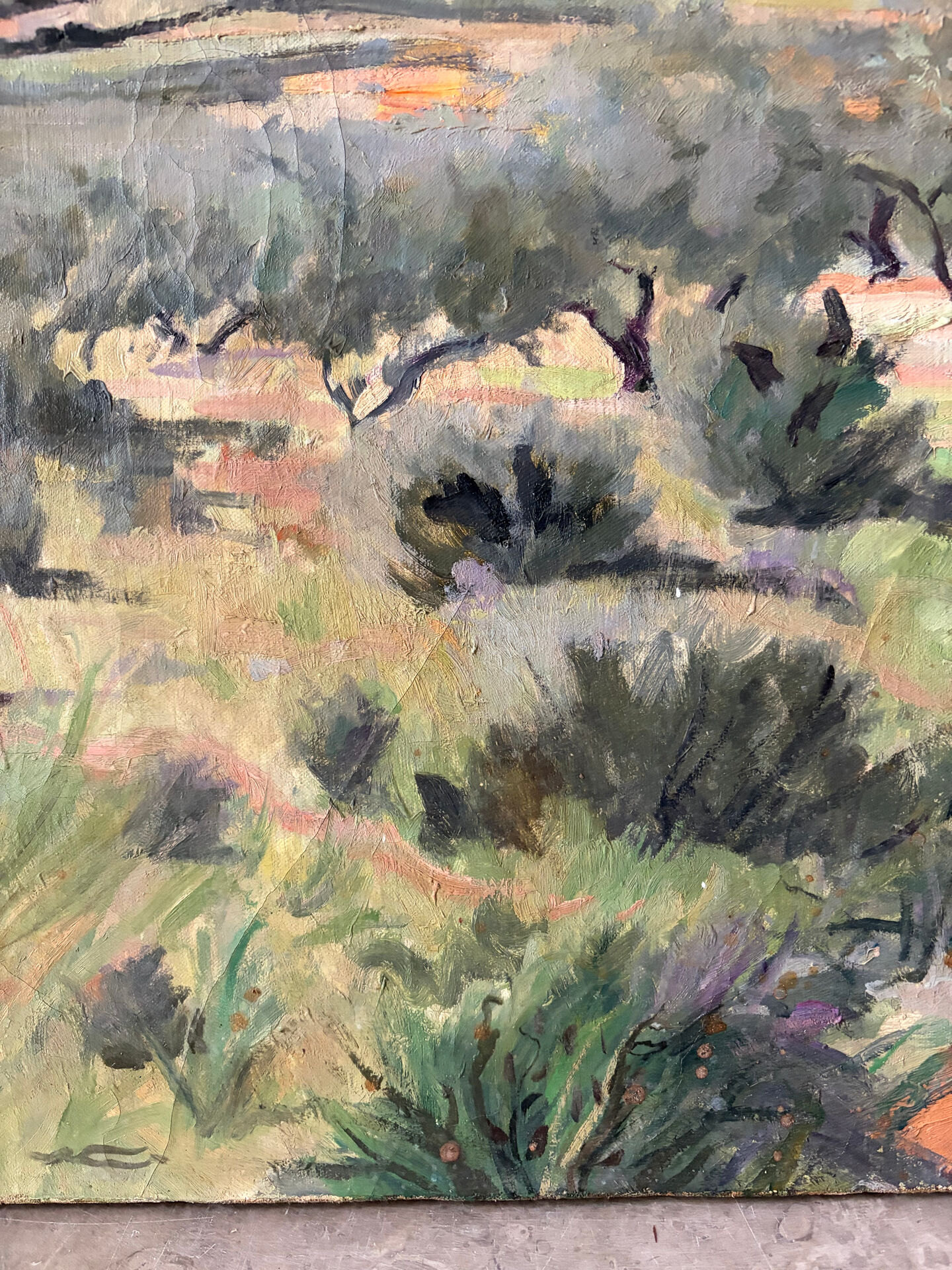 Paysage de Provence, signé Guy Montis (1918-1976)