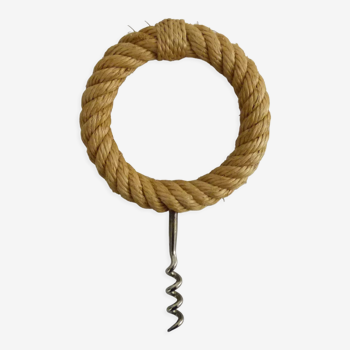 Mid-century French rope corkscrew Adrien Audoux and Frida Minet
