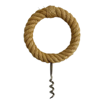 Mid-century French rope corkscrew Adrien Audoux and Frida Minet