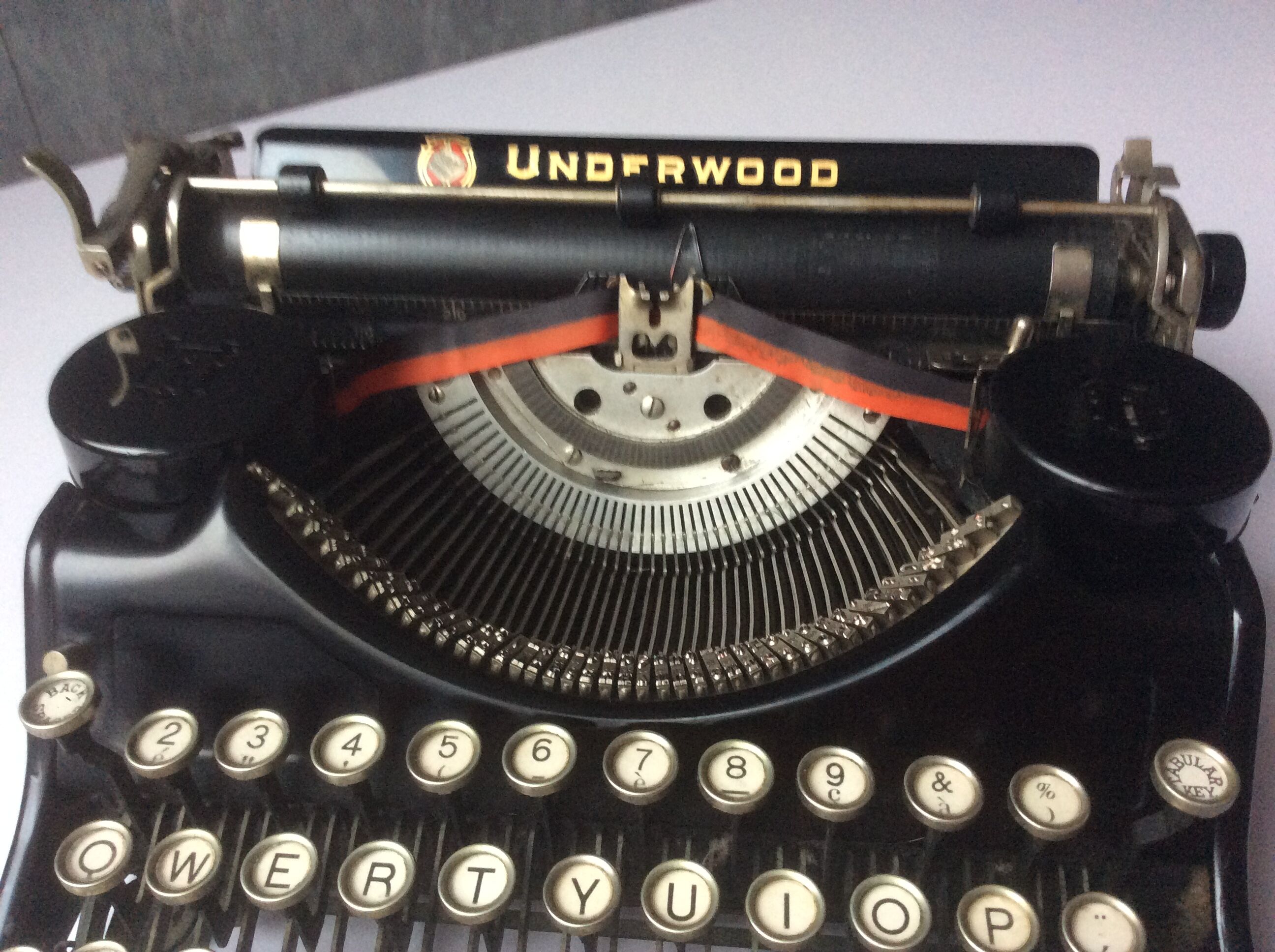 Old Underwood Portable Typewriter -1930