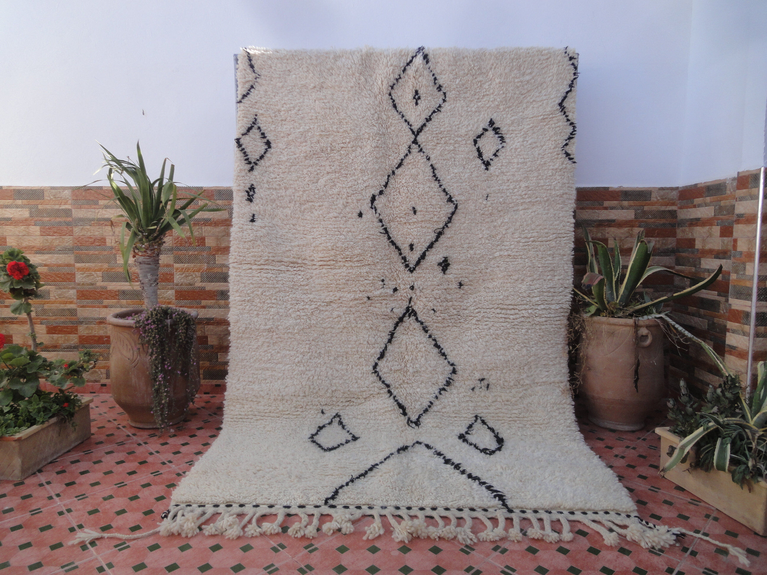 Carpet beni ourain 237 x 148 cm