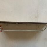 Antique tiled tea towel holder