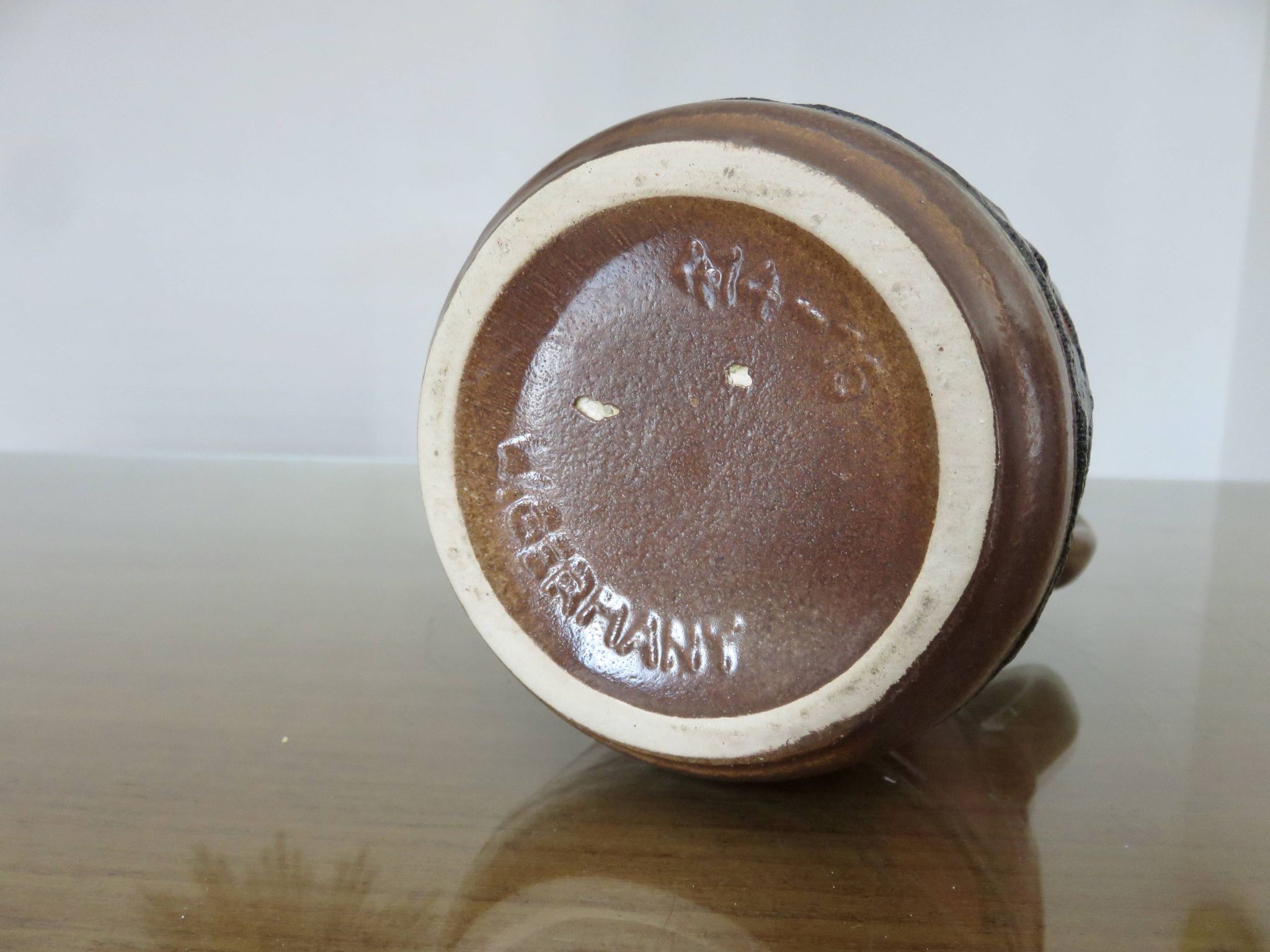 Vase en céramique, avec anse, West Germany, 1970