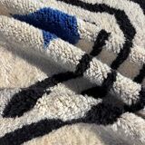 Natural handmade Moroccan rug 3 x 2 m