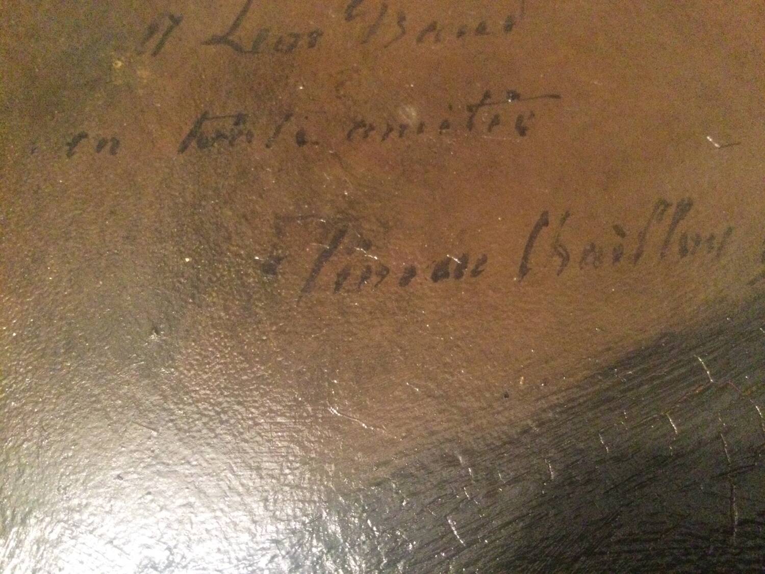 Portrait, 1908. Oil on panel by Fernand PINEAU CHAILLOU (1875-1950).