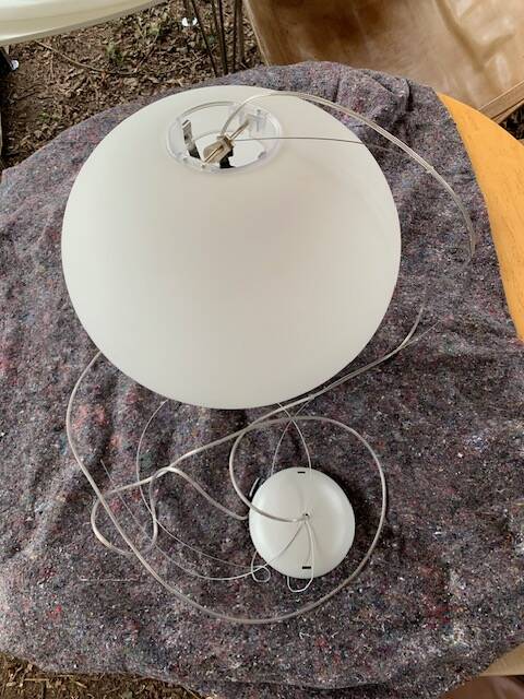 Glo-ball s2 suspension large model by jasper morrison for flos