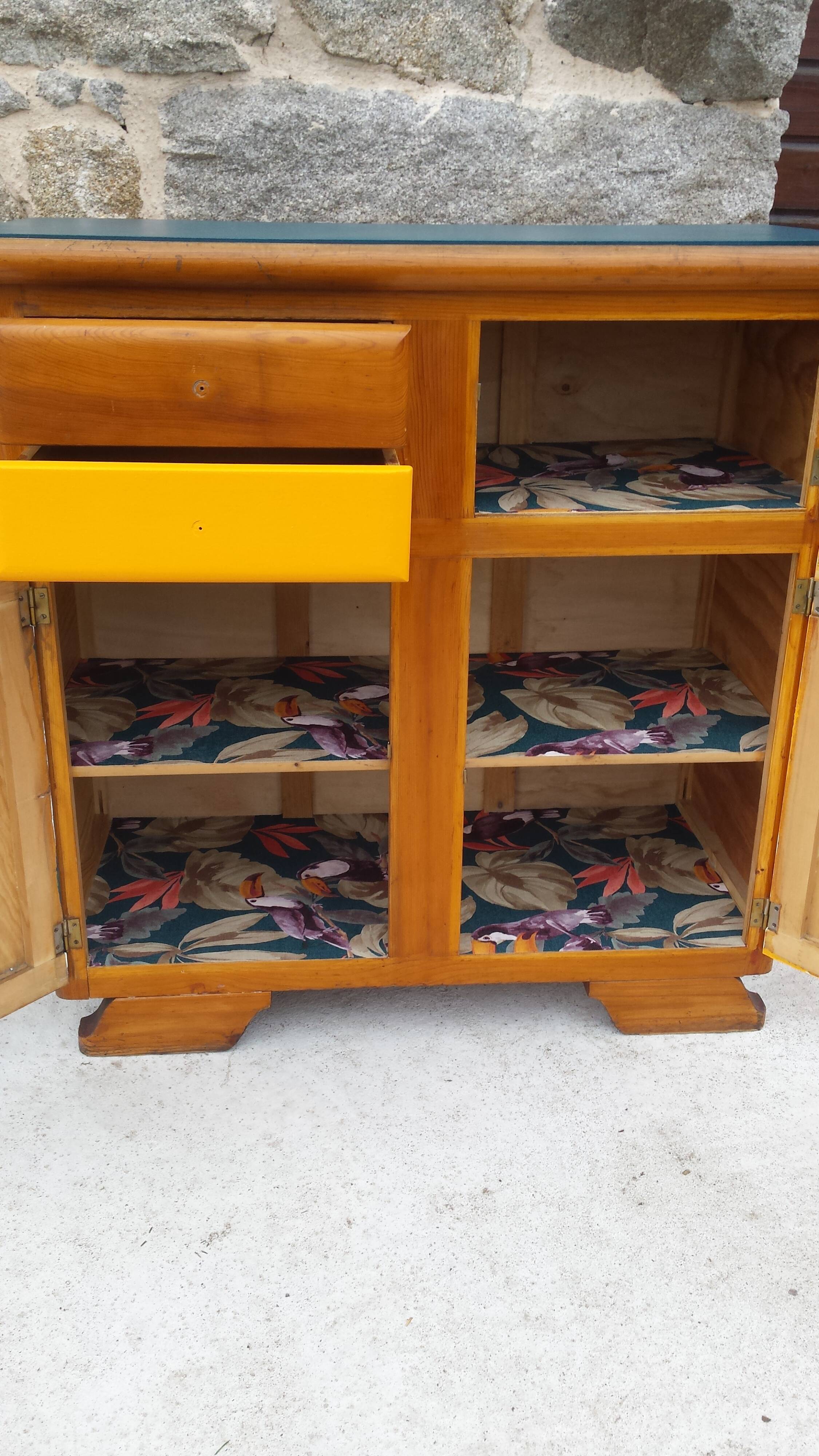 buffet Mado honey color, golden oak