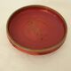 Ceramic empty pocket / bowl with prehistoric Lascaux decor Signed Paule
