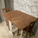 Folding shutter table