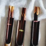6 lots de 2 baguettes chinoise en bois