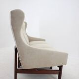 1970s modular three seater sofa by ton, czechoslovakia