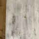 Farmhouse table 6 people white patinated in rectangular solid oak