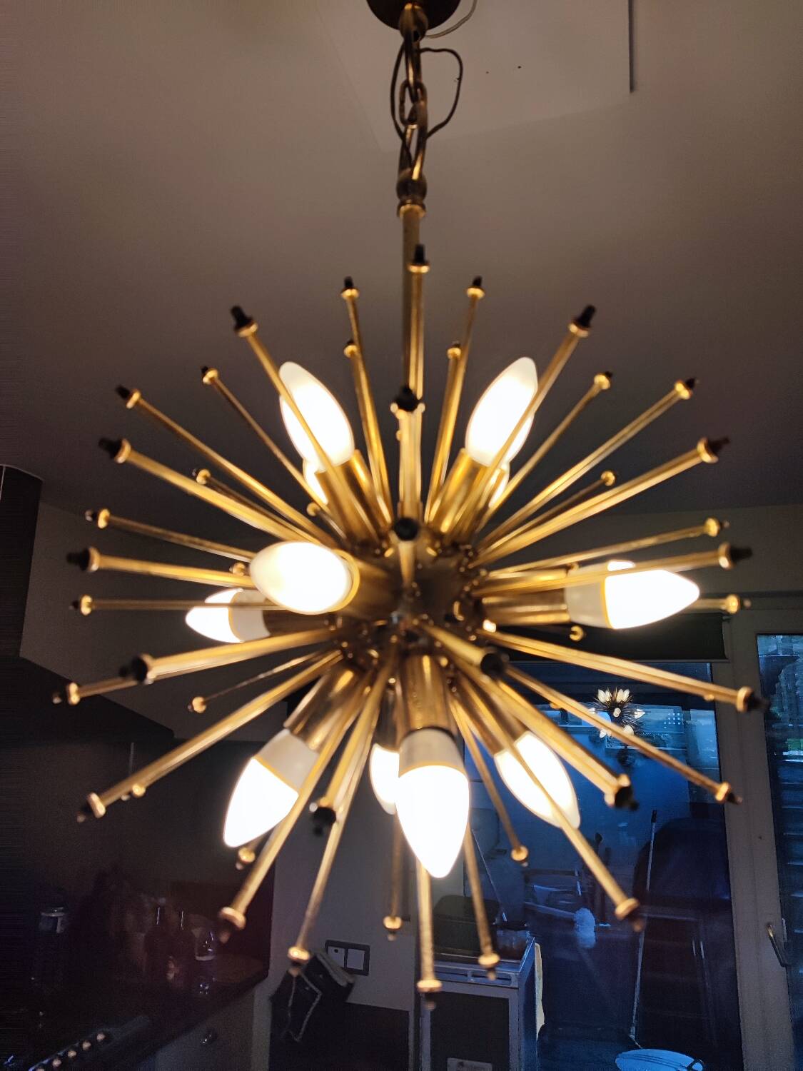 Val Saint Lambert crystal chandelier