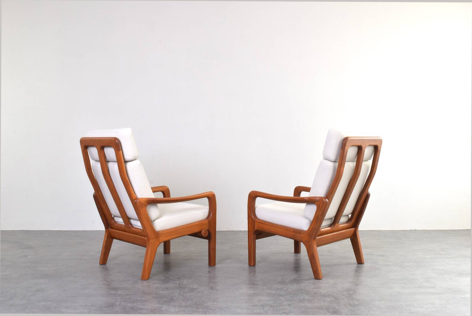 Mid-Century Danish Teak Lounge Chairs by Juul Kristensen, 1960s, Set of 2