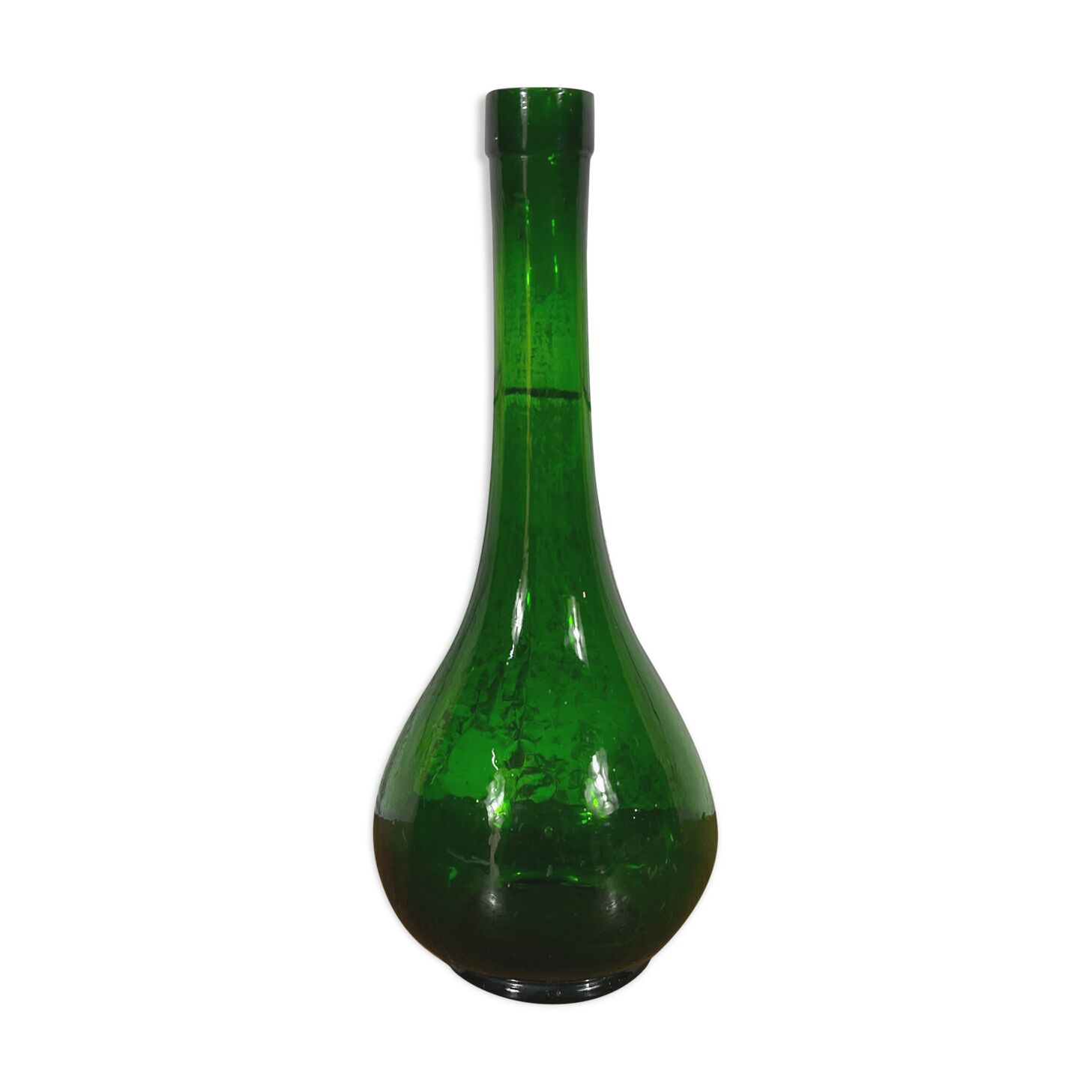 Green decorative bottle