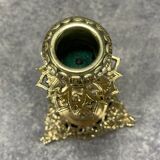 Gilt bronze chandelier/candlestick, Griffin, Mythical Animal, Bestiary, 1880