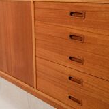 Elegant-lined Scandinavian 1960s sideboard