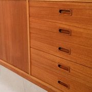 Elegant-lined Scandinavian 1960s sideboard