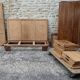 3-door walnut wardrobe
