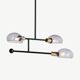 Black design chandelier