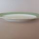 Plat ovale Villeroy & Boch Mettlach céladon et or