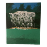Huile sur toile cascade
