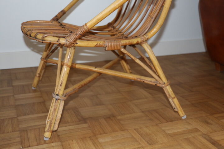 60s rattan chair
