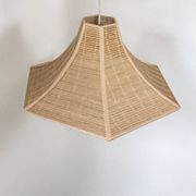 Vintage suspension, wooden slats, France, 1980.