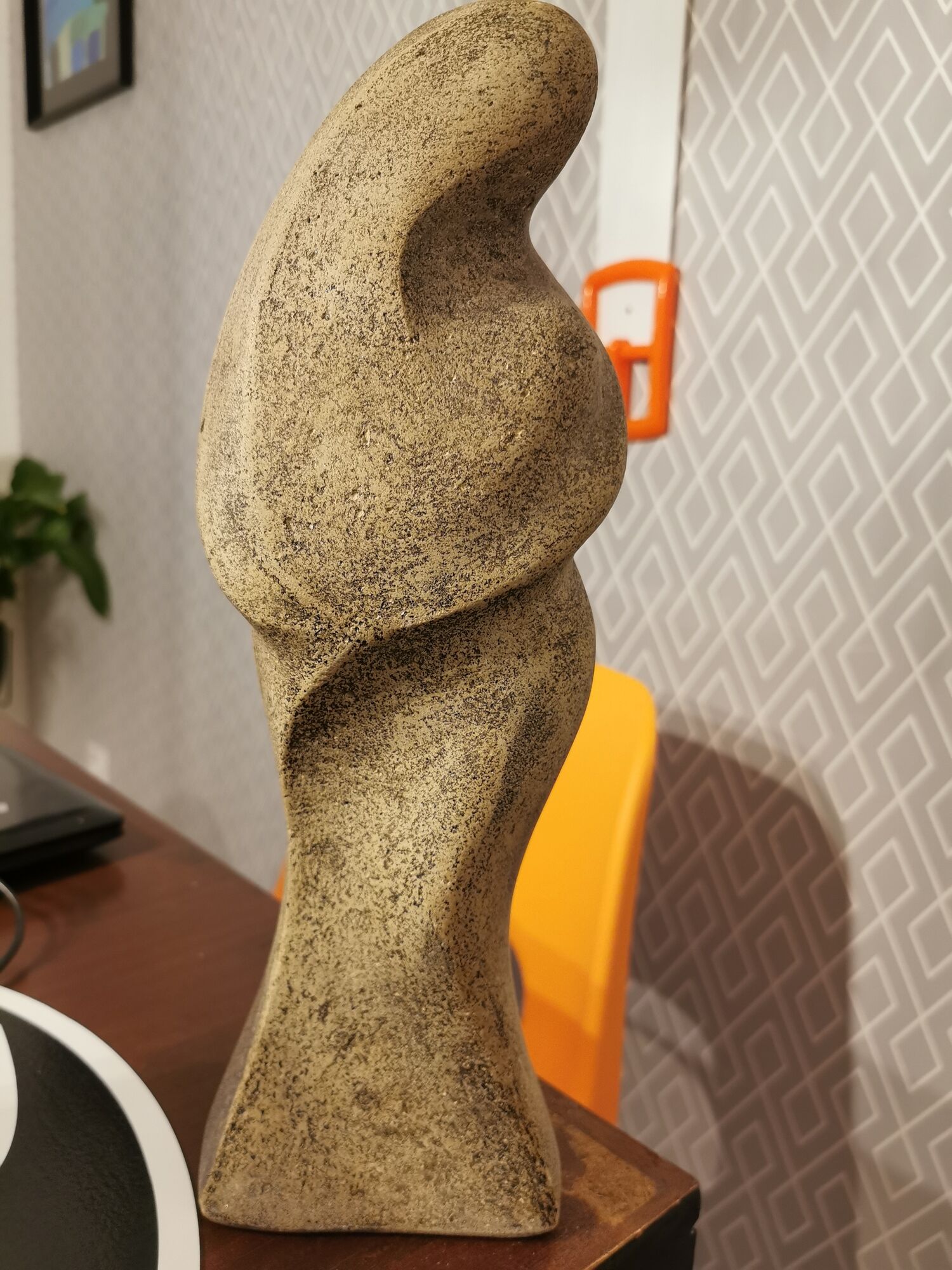 Contemporary modernist statue