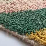 Moroccan Berber boujaad carpet with colorful patterns 283x209cm