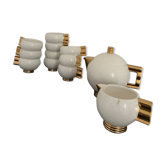 Art Deco tea service 1930 ROBJ (made in Luxembourg) in good overall condition.