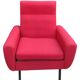 Pair of vintage armchairs with metal legs