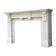 Louis XVI style fireplace in Carrara marble, circa 1880.