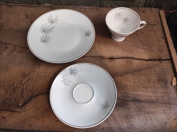 Ensemble de café en porcelaine Vintage Mitterteich Bavaria