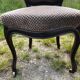 Pair of rosewood medallion chairs