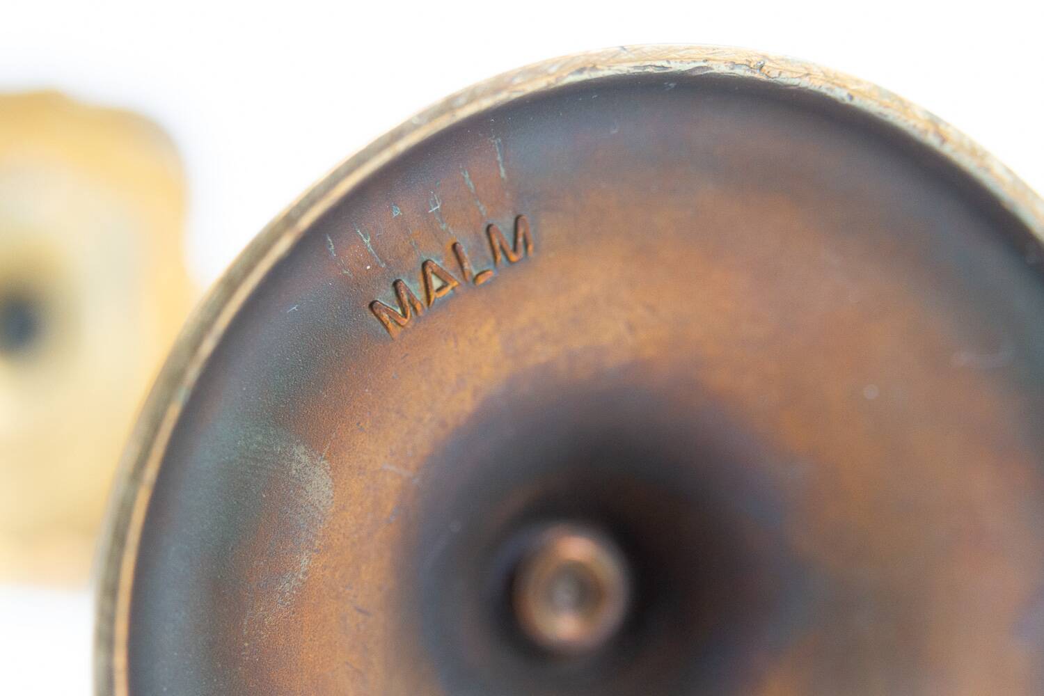 Vintage Danish Malm Candleholders, 1950s, Set of 4