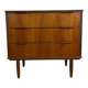 Small Danish chest of drawers from the 1960s in teak – 3 drawers