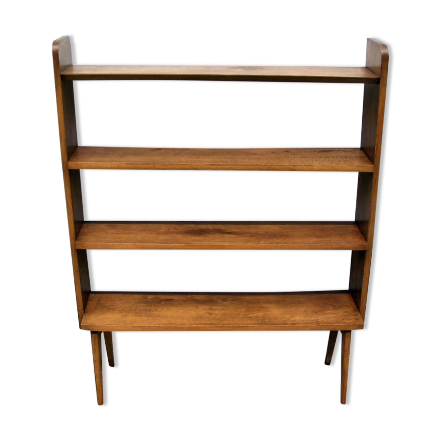 Compass foot library shelf