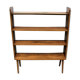 Compass foot library shelf